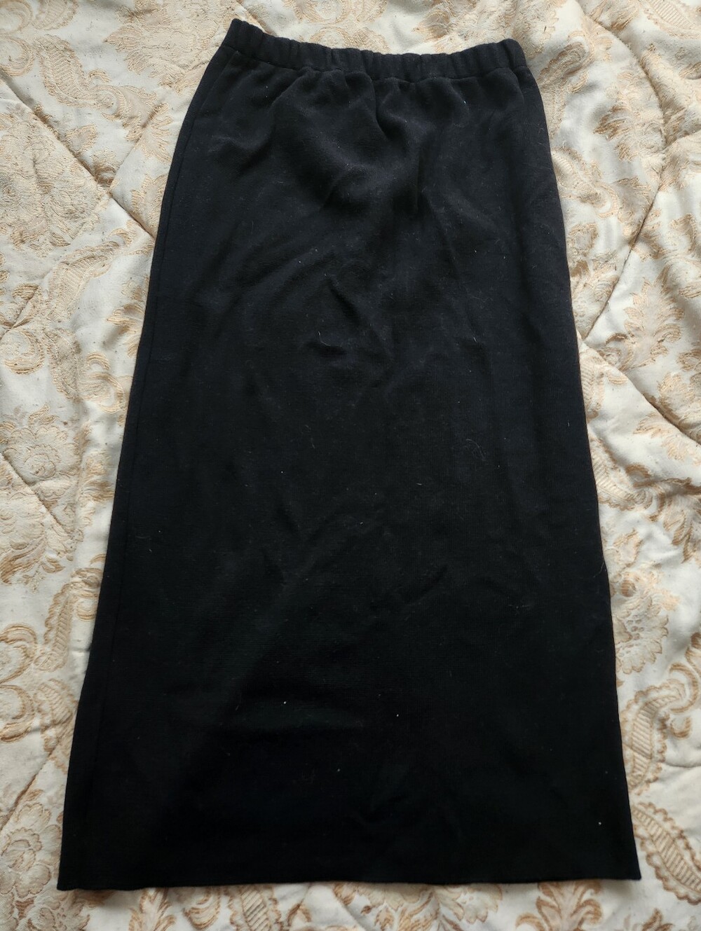 Vintage Y2K knit Cotton Maxi skirt Size L
